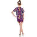 Abstract Pattern Kids  Mesh Tee and Shorts Set View2