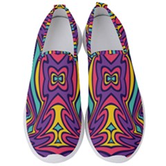 Abstract Pattern Men s Slip On Sneakers by designsbymallika