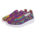 Abstract Pattern Women s Slip On Sneakers View2