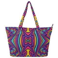 Abstract Pattern Full Print Shoulder Bag by designsbymallika