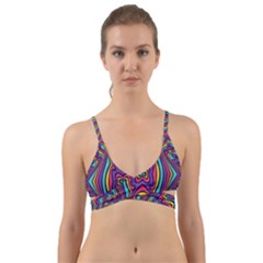 Abstract Pattern Wrap Around Bikini Top by designsbymallika