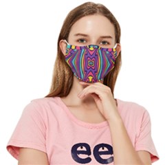 Abstract Pattern Fitted Cloth Face Mask (adult) by designsbymallika