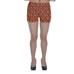 Curvy Geometric Pattern Skinny Shorts by designsbymallika