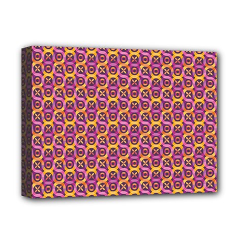 Geometric Groovy Pattern Deluxe Canvas 16  X 12  (stretched)  by designsbymallika