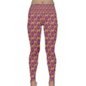 Geometric Groovy Pattern Lightweight Velour Classic Yoga Leggings View1