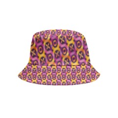 Geometric Groovy Pattern Inside Out Bucket Hat (kids)