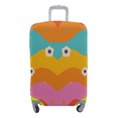 Floral Geometric Pattern Luggage Cover (small)