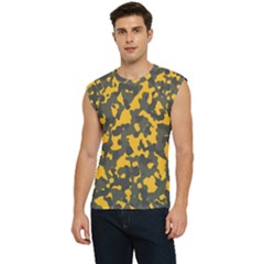 Camouflage Jaune/vert  Men s Raglan Cap Sleeve Tee