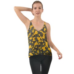 Camouflage Jaune/vert  Chiffon Cami by kcreatif