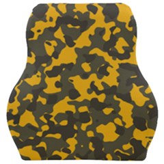 Camouflage Jaune/vert  Car Seat Velour Cushion  by kcreatif