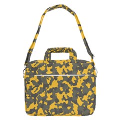 Camouflage Jaune/vert  Macbook Pro Shoulder Laptop Bag (large)