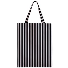 Bande Noir/blanc  Zipper Classic Tote Bag by kcreatif