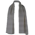 Bande noir/blanc  Long Sheer Chiffon Scarf  View1