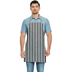 Bande Noir/blanc  Kitchen Apron by kcreatif