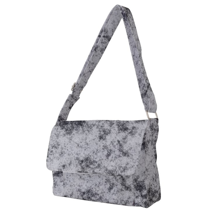 Degrade Blanc/Gris Full Print Messenger Bag (S)