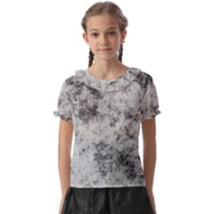 Degrade Blanc/gris Kids  Frill Chiffon Blouse