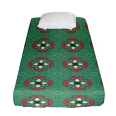 Mushrooms In The Meadow  Fitted Sheet (single Size) by SychEva