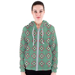 Mushrooms In The Meadow  Women s Zipper Hoodie by SychEva