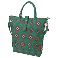 Mushrooms In The Meadow  Buckle Top Tote Bag by SychEva