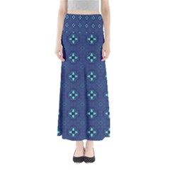 Mushrooms in the meadow. Full Length Maxi Skirt