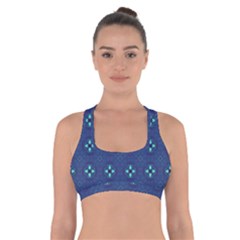 Mushrooms in the meadow. Cross Back Sports Bra