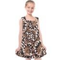 Modern Tribal Geometric Print Design Kids  Cross Back Dress View1