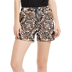 Modern Tribal Geometric Print Design Runner Shorts by dflcprintsclothing