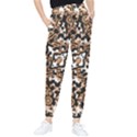 Modern Tribal Geometric Print Design Tapered Pants View1