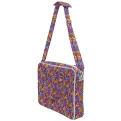 Groovy Floral Pattern Cross Body Office Bag by designsbymallika