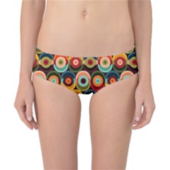 Multicolor Geometric Pattern Classic Bikini Bottoms by designsbymallika