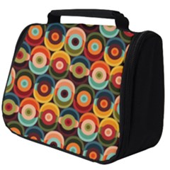 Multicolor Geometric Pattern Full Print Travel Pouch (big) by designsbymallika