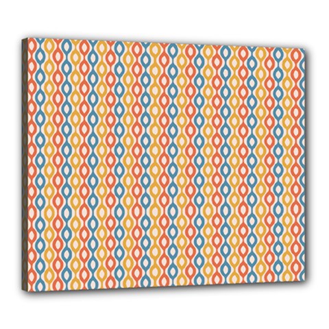 Psychedelic Groovy Pattern Canvas 24  X 20  (stretched) by designsbymallika