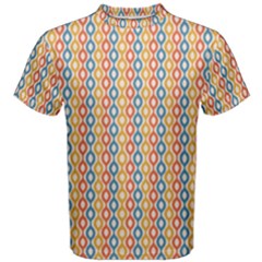 Psychedelic Groovy Pattern Men s Cotton Tee by designsbymallika