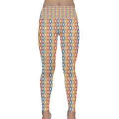 Psychedelic Groovy Pattern Lightweight Velour Classic Yoga Leggings by designsbymallika