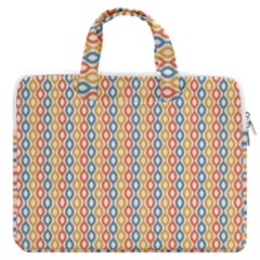 Psychedelic Groovy Pattern Macbook Pro Double Pocket Laptop Bag (large)