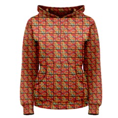 Square Floral Print Women s Pullover Hoodie by designsbymallika