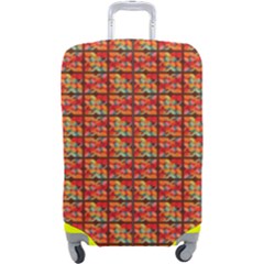 Square Floral Print Luggage Cover (large) by designsbymallika