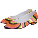 Psychedelic Groovy Orange Women s Low Heels View2