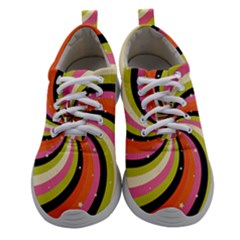 Psychedelic Groovy Orange Athletic Shoes