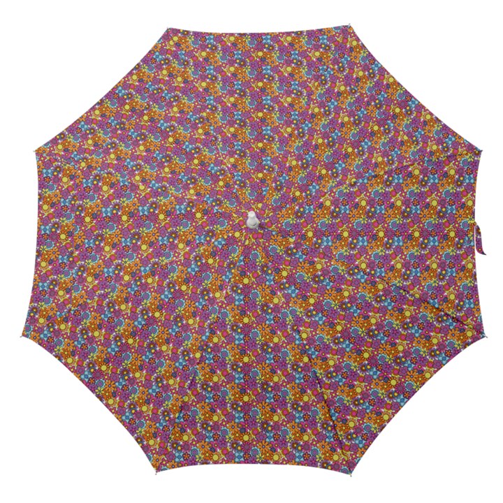 Summer Floral Pattern Straight Umbrellas