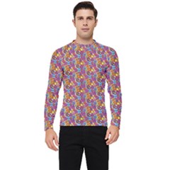 Summer Floral Pattern Men s Long Sleeve Rash Guard