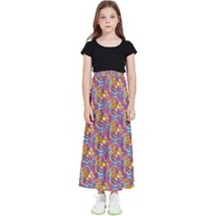 Summer Floral Pattern Kids  Skirt