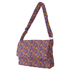 Summer Floral Pattern Full Print Messenger Bag (m) by designsbymallika