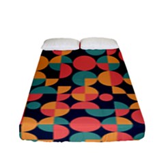 Shapes Pattern Fitted Sheet (full/ Double Size) by designsbymallika