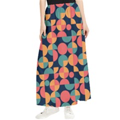 Shapes Pattern Maxi Chiffon Skirt by designsbymallika