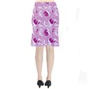 Folk floral pattern. Flowers print. Short Mermaid Skirt View2