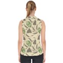 Folk floral pattern. Flowers print. Mock Neck Shell Top View2