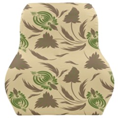 Folk Floral Pattern  Flowers Print  Car Seat Back Cushion  by Eskimos