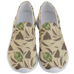 Folk Floral Pattern  Flowers Print  Men s Lightweight Slip Ons by Eskimos