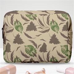 Folk Floral Pattern  Flowers Print  Make Up Pouch (large) by Eskimos